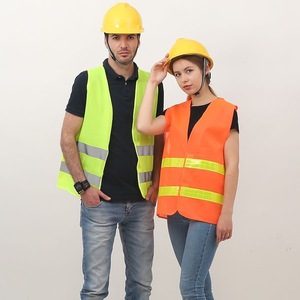 Town Head Safety Vest Reflective Canvas Construction Work Uniform Road Driving Security Patrol Wear - Product Image 1