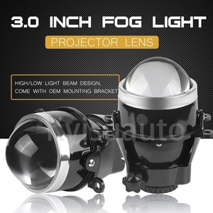 CQL KVISUAUTO 3.0 pouces, projecteur de phare antibrouillard HID bi-xénon, utilisation de lampes D2S D2H H11 pour SUBARU Ford CITROEN pour <span class=keywords><strong>DACIA</strong></span> - Product Image 3