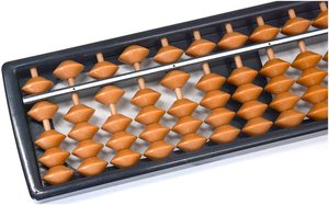 2024 SY étudiant Soroban 7 9 11 13 15 17 tiges marron noir ABS perles en plastique colonne pas cher boulier japonais boulier Soroban - Product Image 4