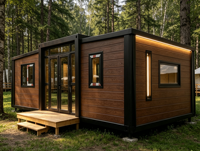 Villa Modulaire Préfabriquée de Luxe Moderne 40FT Extensible avec 3 Chambres, Cuisine et Salle de Bain Intégrées – Populaire aux États-Unis pour la Famille