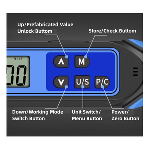 Llave dinamométrica Digital de ángulo de 200N. M, par preestablecido, probador ajustable de alta precisión, transmisión de datos por cable - Product Image 5