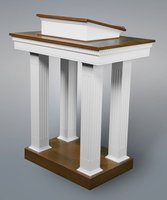 CP-034, Púlpito de Iglesia de Madera de Roble