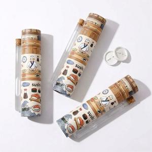 Push Pop Sushi Paper Tube Packaging Pop up Sushi <b>Container</b> for Sushi Roll Takeaway - Product Image 2