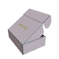 Boîte d'emballage personnalisé en papier kraft biodégradable imprimé pour commerce électronique, expédition postale, maquillage, beauté, cadeau de luxe