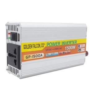 Convertisseur de courant à onde sinusoïdale modifiée 1500W 12V vers AC 220V avec port USB et multiples protections - Product Image 1