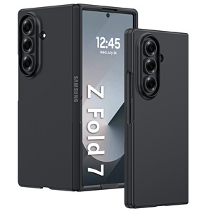 Ultra-<strong>Thin</strong> Luxury Protective Cover for Samsung ZFold7 Foldable Matte Skin Feel Oil Spray Leather <strong>Case</strong> with Shockproof Feature - Product Image 5