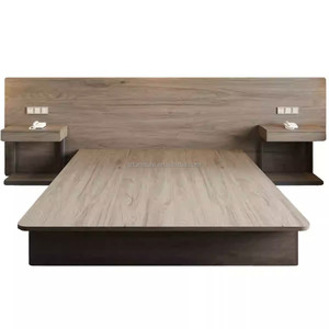 Hotel Bedroom Furniture Sets Double Single Bed with Wooden Headboard Nightstands <b>TV</b> Console Work Desk For 3 Star Hotel Project - Product Image 6