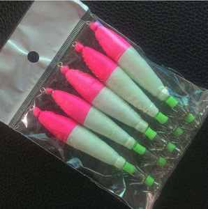 Anzuelos artificiales de <span class=keywords><strong>calamar</strong></span>, anzuelos luminosos de madera, anzuelo doble IGS - Product Image 6