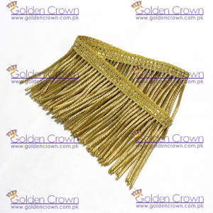 Flecos de Hilo Metálico Dorado GC-04089 de la Marca GC al por Mayor, con Tamaño Personalizado para Uso Decorativo en Prendas, Textiles para el Hogar, Material Metálico - Product Image 2