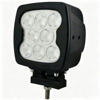 5.5Inch 80W Square LED Work Light IP68 Waterproof 12-48V 5760lm Auxiliary Driving Lamp for Offroad Car Truck Forklift Machinery