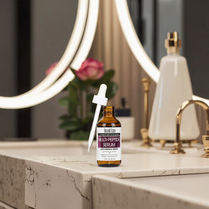 Suero de péptido de vitamina C para uso doméstico, suero de caracol que reduce los poros, antiarrugas, cuidado de la piel <span class=keywords><strong>facial</strong></span>, hialuronato de sodio, ácido salicílico - Product Image 3