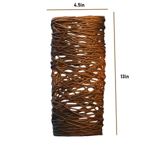 Thanh Lịch Tường Ánh Sáng Lịch Thi Đấu Được Làm Với Nước Tự Nhiên Lục Bình Twine Dệt Thích Hợp Cho Hiện Đại Thiết Kế Nhà Ấn Độ Nhà Cung Cấp - Product Image 2