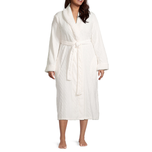 Albornoz <span class=keywords><strong>de</strong></span> Baño <span class=keywords><strong>de</strong></span> Felpa Coral para Mujer al por Mayor, Toalla <span class=keywords><strong>de</strong></span> Ducha para Adultos, Ideal para Spa y Hotel - Product Image 1