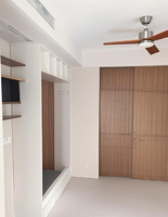 Lit mural Murphy moderne personnalisable avec cadre en fer, design pliable invisible, gain de place, réglable, en coton