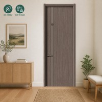Porte stratifiée écologique et ignifuge sur mesure en panneau décoratif mélaminé pour hôtels, hôpitaux et commerces