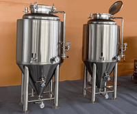 Cuve de Fermentation Conique 150L en SUS304 Personnalisée avec Enveloppe à Cavitation et Pierre de Carbonatation pour la Fermentation de la Bière