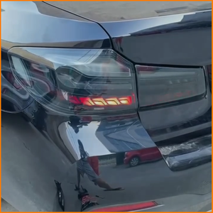 Feux arrière OLED à effet écailles <span class=keywords><strong>de</strong></span> dragon rouge fumé pour BMW Série 5 G30 G38 2018-2020, entièrement LED, Plug & Play, sans avertissement sonore - Product Image 3