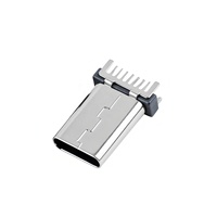 Haute qualité Type c 16 broches connecteur femelle montage DIP Vertical 13.7/15.0mm longueur B Style USB 5V 3A