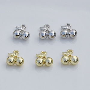 Composants de bijoux en alliage plaqué or et argent pour la fabrication de boucles d'oreilles, accessoires DIY, forme ronde GJ60 - Product Image 1