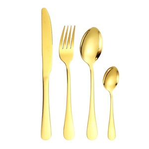Conjunto de Talheres de Aço Inoxidável Luxuoso e Moderno com 24 Peças, Leve e Durável, para Festas, com Estojo Colorido - Product Image 4