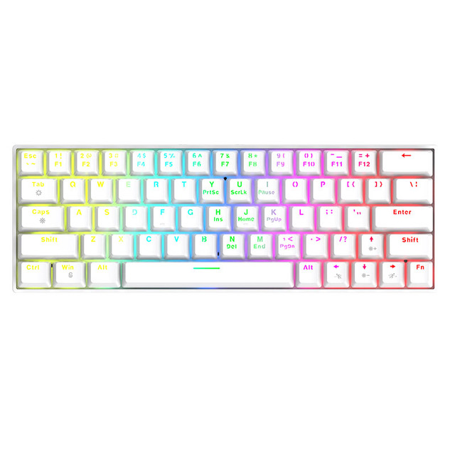 Hot Sale Keys Keyboard 60% Wired Mechanical Gaming Keyboard RGB Backlit Gamer Keyboard with Multimedia Keys