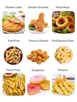 Machine de friture industrielle à bande continue avec contrôle PLC pour frites, chips, snacks et poulet frit