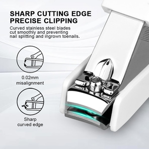 हैंडहेल्ड आवर्धक ग्लास फोल्ड-दूर नाखून कटर व्यापक गैर-पर्ची पकड़ के नेतृत्व वाली मैग्निफायर चमकाने वाले बुजुर्ग लोगों के लिए - Product Image 3