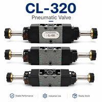 Vanne directionnelle pneumatique UNIVER CL-320, vanne de commande d'air industrielle pour équipement d'automatisation