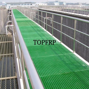 Grille en fibre de verre résistante aux UV, grille en FRP moulée, passerelle en grille - Product Image 6