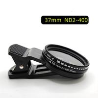 37mm,52mm,67mm ND2-400 filtre d'objectif de caméra de téléphone portable Pro Kit de filtre ND Variable pour caméras de téléphone verre optique Premium