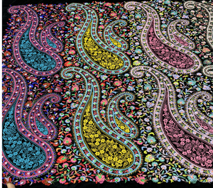 Premium Velvet Embroidery Fabric for Apparel Home Decor Upholstery <b>Curtains</b> Dresses High Quality Wholesale Manufacturer - Product Image 2