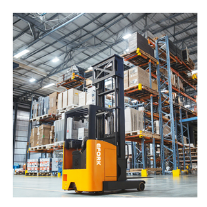 नए 10 मीटर 12 मीटर इलेक्ट्रिक स्टेकर लिथियम बैटरी से प्रमाणित पैलेट फोर्कलिफ्ट स्टेकर - Product Image 3