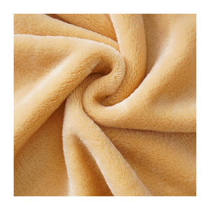 KINGCASON Vải Lông Cừu San Hô Chải Hai Mặt Polyester Màu Trơn Tùy Chỉnh Cổ Điển Bán Sỉ Từ Nhà Máy Để Dệt Gia Dụng - Product Image 3