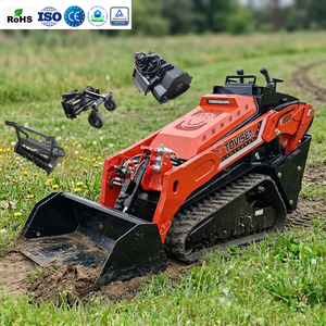 Mini-chargeuse sur chenilles Tovisen V1000 avec commande pilote, moteur EPA à haut débit et accessoires pour la construction et la location - Product Image 1