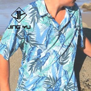 เสื้อโปโลฮาวายพิมพ์ลายคุณภาพสูง รับผลิตตามสั่งพร้อมโลโก้ สำหรับกีฬาชายหาด กอล์ฟ และเสื้อผ้ากีฬาอื่นๆ จากผู้ผลิต - Product Image 4