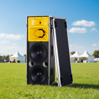Système de sonorisation DJ extérieur double 15 pouces, enceinte de scène DJ haute puissance, enceinte passive tendance, système de sonorisation extérieur