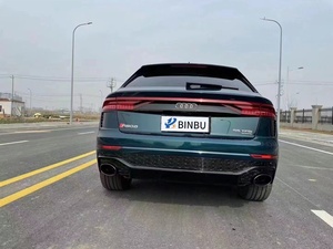 Pour <span class=keywords><strong>Audi</strong></span> <span class=keywords><strong>Q8</strong></span> modifié RSQ8 pare-chocs avant et arrière kit de carrosserie mise à niveau Kit de carrosserie PP matériau grille lèvre postérieur - Product Image 4