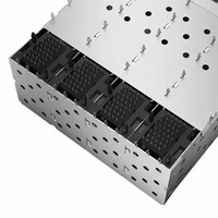 Carcasa SFP+ Compatible con TE, 160P, 2x4 Puertos, Blindaje EMI, Encaje a Presión, con Orificio Integrado para Conector, para Centros de Datos, Telecomunicaciones y Redes 5G