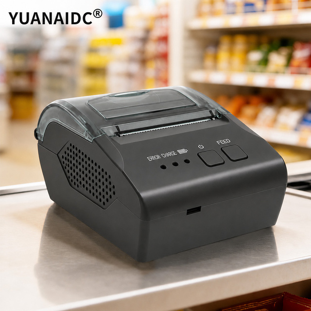 2024 YJ-5810 58mm Thermal Printer Portable Mini Receipt Ticket Printer for Android, IOS Mobile Printer Wireless