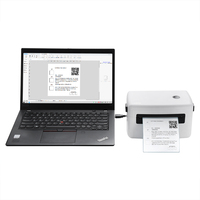 Imprimante thermique Hoin Postage 4 pouces 4*6 pour étiquettes d'expédition sans fil, étiquettes autocollantes, étiquettes de bordereau, imprimante d'étiquettes de codes-barres, imprimante d'étiquettes thermiques