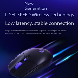 โลจิเทค G304 X LIGHTSPEED รุ่น EH เมาส์เกมมิ่งแบบสองโหมด ดีไซน์น้ำหนักเบา ความหน่วงต่ำ เซ็นเซอร์ 25600 DPI HERO 25K 24GHz USB - Product Image 4