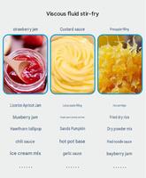 Elektrische verwarmde ketelmixer voor tomatensaus, fruitjam en bonenpuree, roerbakmachine