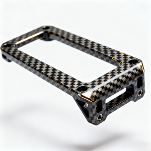 Adhesivo de fibra de carbono ultraligero y resistente a desgarros para equipaje, brazo robótico de fibra de carbono personalizado CNC, tejido resistente a desgarros - Product Image 1