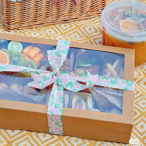 Großhandel benutzer definierte recycelbare Kraft druck Einweg-Lebensmittel qualität Mittagessen Verpackung Sushi-Papier <span class=keywords><strong>box</strong></span> - Product Image 5