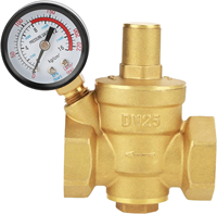 Vanne de réduction de pression de gaz naturel de type piston avec extrémités filetées DN15-DN50 pour la régulation des conduites GPL, appareil de sécurité pour l'alimentation