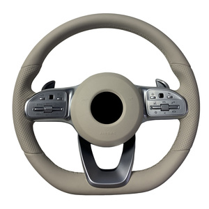 Nouveau volant personnalisé en PVC pour Mercedes Benz W204 W205 W212 W213 <span class=keywords><strong>AMG</strong></span> C300 - Product Image 4