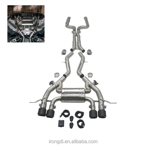 Equal Length Exhaust Pipe 304 SS Exhaust Valved Catback for BMW M3 M4 G80 G82 3.0T 2021-2024 - Product Image 2