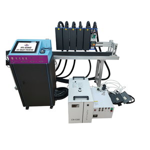 Imprimante à jet d'encre industrielle PIJ, machine d'impression de codes-barres QR, film en rouleau PVC PP PE, machine d'impression UV, hauteur d'impression jusqu'à 108 mm - Product Image 2