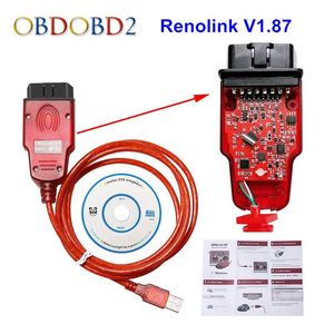 <span class=keywords><strong>Renolink</strong></span> V1.52/V1.87 pour programmeur EC Lecteur de code OBD2 avec USB pour Windows Rouge/Noir - Product Image 2