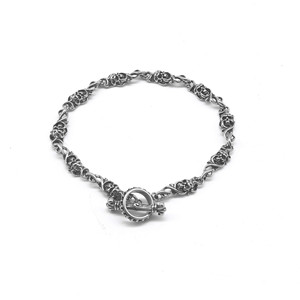 yunnique Skull Design <b>Titanium</b> Steel Bracelet Unisex Fashion <b>Chain</b> Jewelry Geometric Pattern GZYB-0007 - Product Image 1